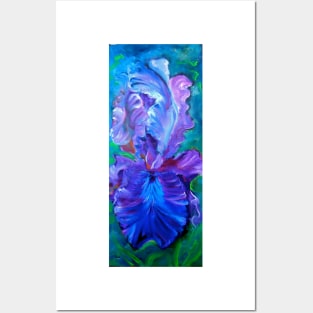 Purple Iris Posters and Art